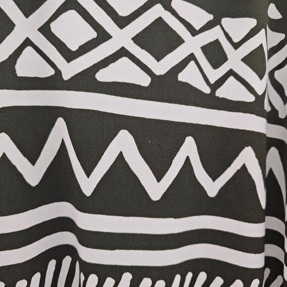 Jones New York Signature Womens V neck Signature 3/4 Sleeve Multi Print Stretchy - Picture 8 of 13